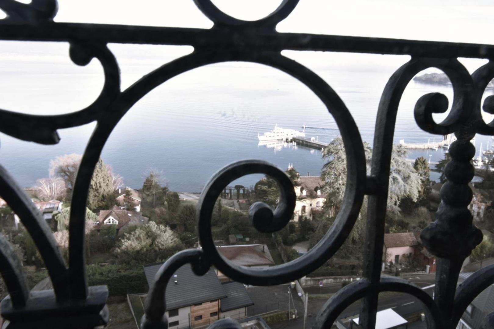 Appartement Avec Vue 180 Sur Le Lac Leman Thonon-les-Bains Exteriér fotografie