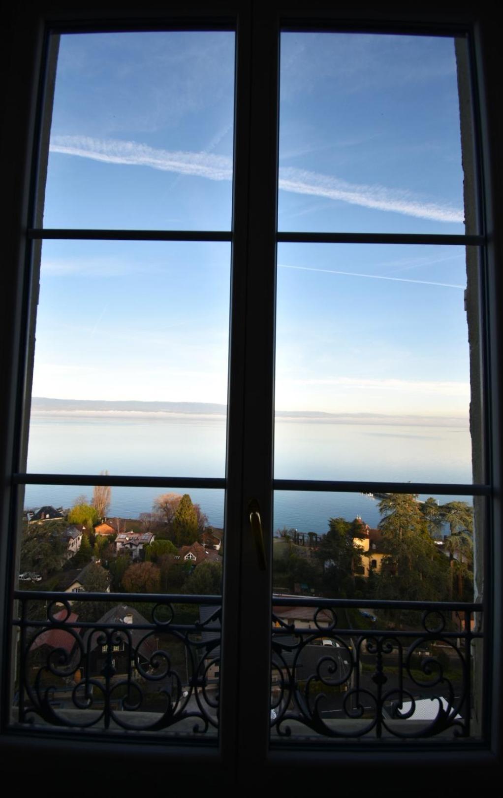 Appartement Avec Vue 180 Sur Le Lac Leman Thonon-les-Bains Exteriér fotografie