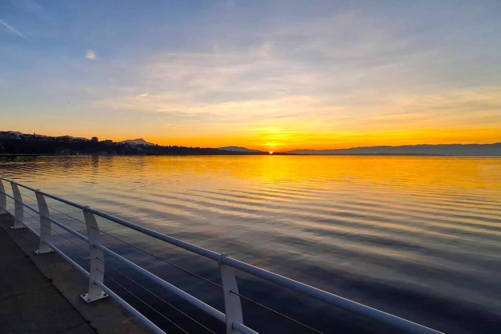 Appartement Avec Vue 180 Sur Le Lac Leman Thonon-les-Bains Exteriér fotografie