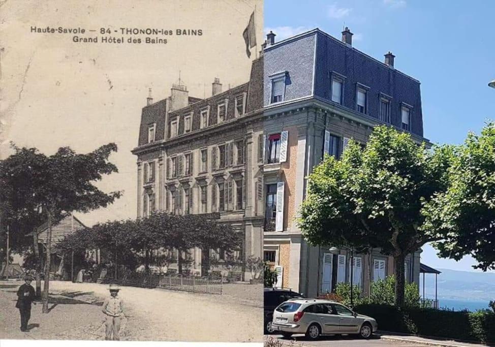 Appartement Avec Vue 180 Sur Le Lac Leman Thonon-les-Bains Exteriér fotografie